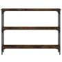 Konsolentisch Holzwerkstoff Eiche geräuchert 100x22,5x75 cm von , Seitentische - Ref: Foro24-834027, Preis: 45,41 €, Rabatt: %