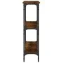 Engineered wood smoked oak console table 100x22.5x75 cm by , Side tables - Ref: Foro24-834027, Price: 44,87 €, Discount: %