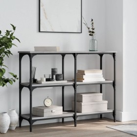 Engineered wood gray Sonoma console table 100x29x75 cm by , Side tables - Ref: Foro24-834103, Price: 53,81 €, Discount: %