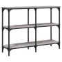 Mesa consola madera de ingeniería gris Sonoma 100x29x75 cm de , Mesas auxiliares - Ref: Foro24-834103, Precio: 53,81 €, Descu...