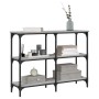 Mesa consola madera de ingeniería gris Sonoma 100x29x75 cm de , Mesas auxiliares - Ref: Foro24-834103, Precio: 53,81 €, Descu...