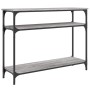 Sonoma Konsolentisch aus grauem Holzwerkstoff 100x29x75 cm von , Seitentische - Ref: Foro24-834038, Preis: 53,35 €, Rabatt: %