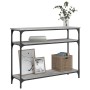Engineered wood gray Sonoma console table 100x29x75 cm by , Side tables - Ref: Foro24-834038, Price: 53,35 €, Discount: %