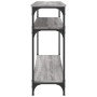 Engineered wood gray Sonoma console table 100x29x75 cm by , Side tables - Ref: Foro24-834038, Price: 53,35 €, Discount: %
