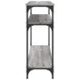 Engineered wood gray Sonoma console table 100x29x75 cm by , Side tables - Ref: Foro24-834038, Price: 52,68 €, Discount: %