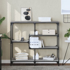 Console table made of gray Sonoma plywood wood 103x32x95 cm by , Side tables - Ref: Foro24-833953, Price: 73,06 €, Discount: %