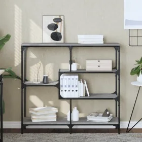 Mesa consola madera contrachapada gris Sonoma 103x32x95 cm de , Mesas auxiliares - Ref: Foro24-833953, Precio: 72,09 €, Descu...