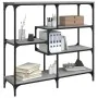 Sonoma Konsolentisch aus grauem Sperrholz 103x32x95 cm von , Seitentische - Ref: Foro24-833953, Preis: 72,09 €, Rabatt: %