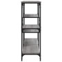 Console table made of gray Sonoma plywood wood 103x32x95 cm by , Side tables - Ref: Foro24-833953, Price: 73,06 €, Discount: %