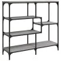 Sonoma Konsolentisch aus grauem Sperrholz 103x32x95 cm von , Seitentische - Ref: Foro24-833953, Preis: 72,09 €, Rabatt: %