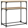 Engineered wood Sonoma oak console table 75x35.5x75 cm by , Side tables - Ref: Foro24-834071, Price: 44,29 €, Discount: %