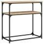 Engineered wood Sonoma oak console table 75x35.5x75 cm by , Side tables - Ref: Foro24-834071, Price: 43,75 €, Discount: %