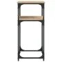 Engineered wood Sonoma oak console table 75x35.5x75 cm by , Side tables - Ref: Foro24-834071, Price: 43,75 €, Discount: %