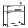 Engineered wood gray Sonoma console table 75x35.5x75 cm by , Side tables - Ref: Foro24-834073, Price: 45,01 €, Discount: %