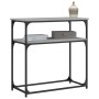 Mesa consola madera de ingeniería gris Sonoma 75x35,5x75 cm de , Mesas auxiliares - Ref: Foro24-834073, Precio: 45,56 €, Desc...