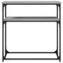 Engineered wood gray Sonoma console table 75x35.5x75 cm by , Side tables - Ref: Foro24-834073, Price: 45,01 €, Discount: %