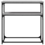 Mesa consola madera de ingeniería gris Sonoma 75x35,5x75 cm de , Mesas auxiliares - Ref: Foro24-834073, Precio: 45,56 €, Desc...