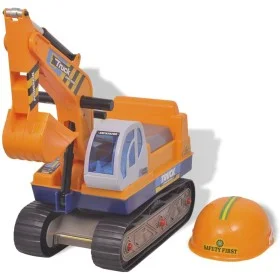 Gelber Aufsitzbagger aus Kunststoff von vidaXL, Treten oder schieben Sie Fahrzeuge - Ref: Foro24-100089, Preis: 45,68 €, Raba...