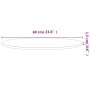 Rundes Brett aus massivem Buchenholz Ø60x1,5 cm von , Tischplatten - Ref: Foro24-355909, Preis: 59,63 €, Rabatt: %