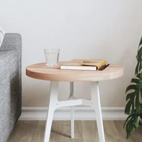 Round solid beech wood board Ø40x2.5 cm by , Table tops - Ref: Foro24-355914, Price: 29,37 €, Discount: %