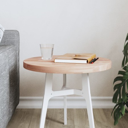 Round solid beech wood board Ø40x2.5 cm by , Table tops - Ref: Foro24-355914, Price: 29,96 €, Discount: %