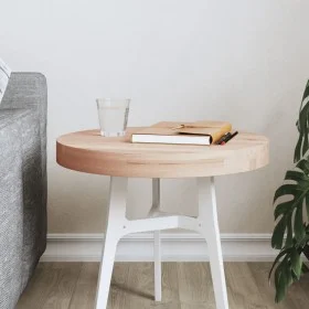 Solid beech wood round board Ø40x4 cm by , Table tops - Ref: Foro24-355921, Price: 43,79 €, Discount: %
