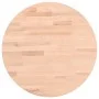 Tablero redondo de madera maciza de haya Ø40x4 cm de , Tableros para mesas - Ref: Foro24-355921, Precio: 44,69 €, Descuento: %