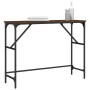 Engineered wood brown oak console table 100x32x75 cm by , Side tables - Ref: Foro24-834059, Price: 40,54 €, Discount: %