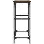 Mesa consola madera de ingeniería marrón roble 100x32x75 cm de , Mesas auxiliares - Ref: Foro24-834059, Precio: 38,70 €, Desc...