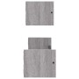 Wandregale mit Stangen 2 Stück Sonoma grau 60x16x14 cm von , Regale und Regale - Ref: Foro24-835437, Preis: 21,97 €, Rabatt: %