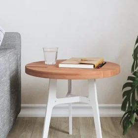 Round solid beech wood board Ø40x2.5 cm by , Table tops - Ref: Foro24-355935, Price: 33,47 €, Discount: %
