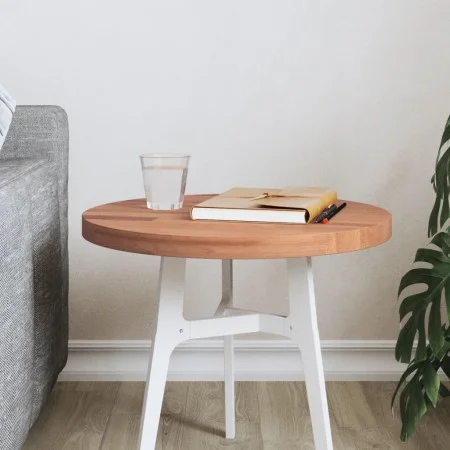 Round solid beech wood board Ø40x2.5 cm by , Table tops - Ref: Foro24-355935, Price: 33,47 €, Discount: %