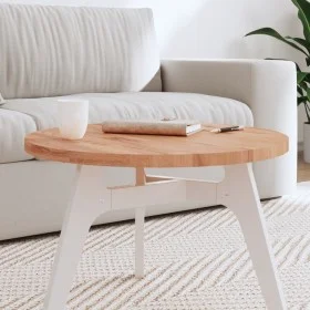 Solid beech wood round board Ø60x2.5 cm by , Table tops - Ref: Foro24-355937, Price: 59,63 €, Discount: %