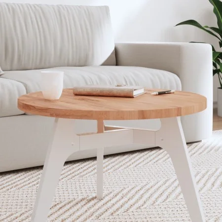 Solid beech wood round board Ø60x2.5 cm by , Table tops - Ref: Foro24-355937, Price: 59,63 €, Discount: %