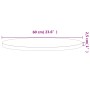 Rundbrett aus massivem Buchenholz Ø60x2,5 cm von , Tischplatten - Ref: Foro24-355937, Preis: 61,64 €, Rabatt: %