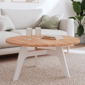 Solid beech wood round board Ø90x2.5 cm by , Table tops - Ref: Foro24-355940, Price: 117,50 €, Discount: %