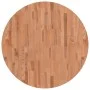 Runde Platte aus massivem Buchenholz Ø90x2,5 cm von , Tischplatten - Ref: Foro24-355940, Preis: 117,49 €, Rabatt: %
