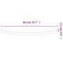 Round solid beech wood board Ø40x1.5 cm by , Table tops - Ref: Foro24-355928, Price: 31,42 €, Discount: %