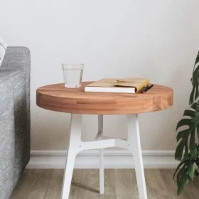 Round solid beech wood board Ø40x4 cm by , Table tops - Ref: Foro24-355942, Price: 46,72 €, Discount: %