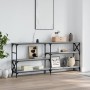 Sonoma Konsolentisch aus grauem Holzwerkstoff 180x29x76,5 cm von , Seitentische - Ref: Foro24-835477, Preis: 78,67 €, Rabatt: %