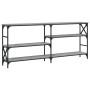 Sonoma Konsolentisch aus grauem Holzwerkstoff 180x29x76,5 cm von , Seitentische - Ref: Foro24-835477, Preis: 78,67 €, Rabatt: %
