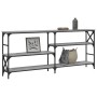 Sonoma Konsolentisch aus grauem Holzwerkstoff 180x29x76,5 cm von , Seitentische - Ref: Foro24-835477, Preis: 78,67 €, Rabatt: %