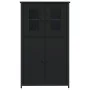 Aparador alto madera contrachapada negro 62x32x106,5 cm de , Aparadores - Ref: Foro24-834205, Precio: 113,74 €, Descuento: %