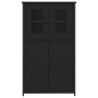 Hohes Sideboard Sperrholz schwarz 62x32x106,5 cm von , Sideboards - Ref: Foro24-834205, Preis: 115,69 €, Rabatt: %