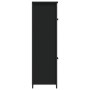 Aparador alto madera contrachapada negro 62x32x106,5 cm de , Aparadores - Ref: Foro24-834205, Precio: 115,57 €, Descuento: %