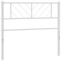 Cabecero de metal blanco 75 cm de , Cabeceros y pies de cama - Ref: Foro24-372254, Precio: 20,92 €
