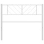 Cabecero de metal blanco 75 cm de , Cabeceros y pies de cama - Ref: Foro24-372254, Precio: 20,92 €