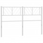 Kopfteil aus weißem Metall, 140 cm von , Kopf- und Fußteile - Ref: Foro24-372261, Preis: 31,38 €, Rabatt: %