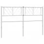 Kopfteil aus weißem Metall, 140 cm von , Kopf- und Fußteile - Ref: Foro24-372261, Preis: 30,88 €, Rabatt: %