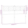 Kopfteil aus weißem Metall, 140 cm von , Kopf- und Fußteile - Ref: Foro24-372261, Preis: 31,38 €, Rabatt: %